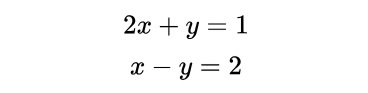 simultaneous equations